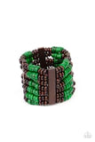 Load image into Gallery viewer, Vacay Vogue - Green Bracelet
