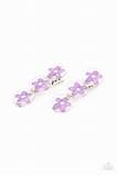 PAMPER ME IN POSIES PURPLE HAIR CLIP